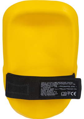 Vulcan kniebeschermer heavy duty - Geel/zwart