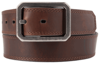 Carhartt Leather Reversible Center Bar Buckle Belt
