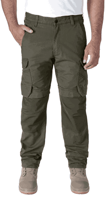 Carhartt Relaxed Straight Steel Rugged Flex™ Ripstop Double-Front Cargo Pant
