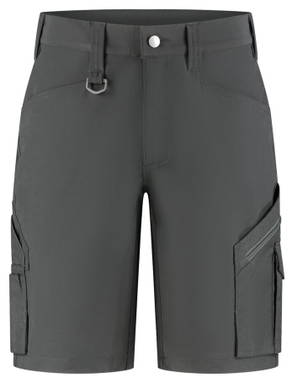 Short de travail stretch ripstop - Gris/noir