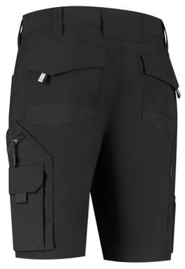 Short de travail stretch ripstop - Noir