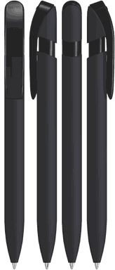 UMA SKY soft touch balpen - Black