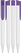 UMA HAPPY matt balpen met frosted clip - Purple