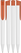 UMA HAPPY matt balpen met frosted clip - Orange