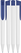 UMA HAPPY matt balpen met frosted clip - Dark blue