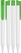 UMA HAPPY matt balpen met frosted clip - Light green