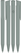 UMA HAPPY gerecyclede balpen - Grey
