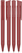 UMA HAPPY frosted balpen - Red