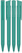 UMA HAPPY frosted balpen - Turquoise