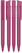 UMA HAPPY frosted balpen - Magenta