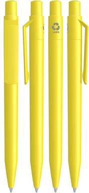 UMA ON TOP matt gerecyclede balpen  - Yellow