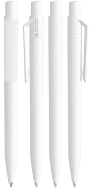UMA ON TOP post-consumer plastic balpen - White