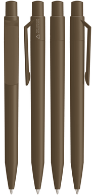 UMA ON TOP post-consumer plastic balpen - Brown