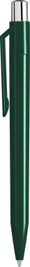 UMA ON TOP polished balpen met metalen knop - Dark green