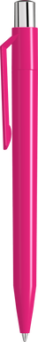 UMA ON TOP polished balpen met metalen knop - Magenta