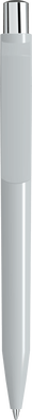 UMA ON TOP polished balpen met metalen knop - Grey