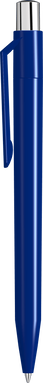 UMA ON TOP polished balpen met metalen knop - Dark blue