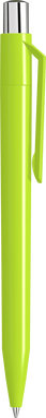 UMA ON TOP polished balpen met metalen knop - Light green