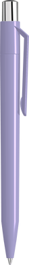 UMA ON TOP polished balpen met metalen knop - Light purple