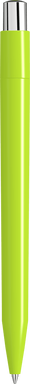 UMA ON TOP polished balpen met metalen knop - Light green