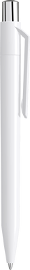 UMA ON TOP polished balpen met metalen knop - White