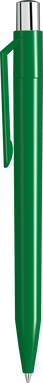 UMA ON TOP polished balpen met metalen knop - Middle green