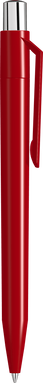 UMA ON TOP polished balpen met metalen knop - Red