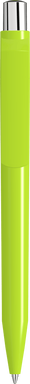 UMA ON TOP polished balpen met metalen knop - Light green