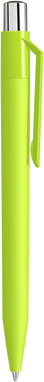 UMA ON TOP soft touch balpen met polished clip en metalen knop - Light green
