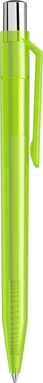 UMA ON TOP transparante balpen met metalen knop - Light green