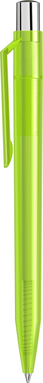 UMA ON TOP transparante balpen met metalen knop - Light green