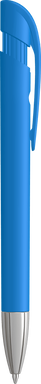 UMA YES matt balpen met metalen punt - Light blue