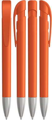 UMA YES matt balpen met metalen punt - Orange