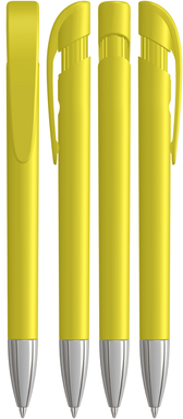 UMA YES matt balpen met metalen punt - Yellow