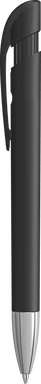 UMA YES matt balpen met metalen punt - Black