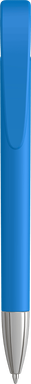 UMA YES matt balpen met metalen punt - Light blue