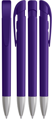 UMA YES matt balpen met metalen punt - Purple