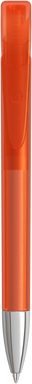 UMA YES frosted balpen met metalen punt - Orange