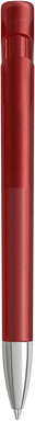 UMA YES frosted balpen met metalen punt - Red