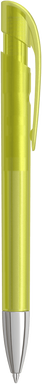 UMA YES frosted balpen met metalen punt - Yellow