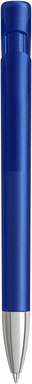 UMA YES frosted balpen met metalen punt - Dark blue