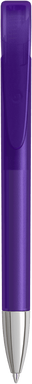 UMA YES frosted balpen met metalen punt - Purple