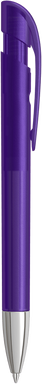 UMA YES frosted balpen met metalen punt - Purple