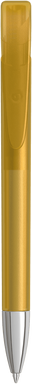 UMA YES frosted balpen met metalen punt - Ocher