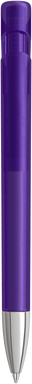 UMA YES frosted balpen met metalen punt - Purple