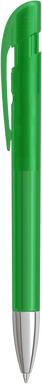 UMA YES frosted balpen met metalen punt - Dark green