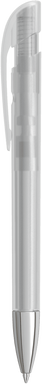 UMA YES frosted balpen met metalen punt - Clear