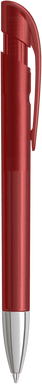 UMA YES frosted balpen met metalen punt - Red