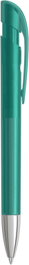 UMA YES frosted balpen met metalen punt - Turquoise