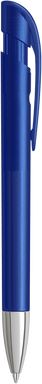 UMA YES frosted balpen met metalen punt - Dark blue